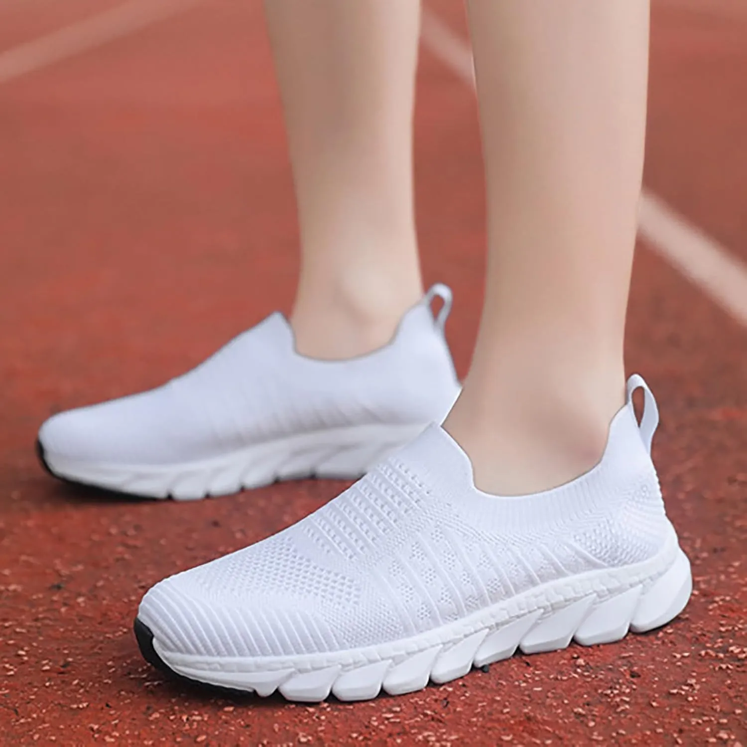 Women's Walking Shoes Cushion Comfortable Breeze Shoes Womens Running Shoes Dressy Shoes Dressy Casual White Sneakers Brown Tennis Shoe Loafers Dress Shoe
